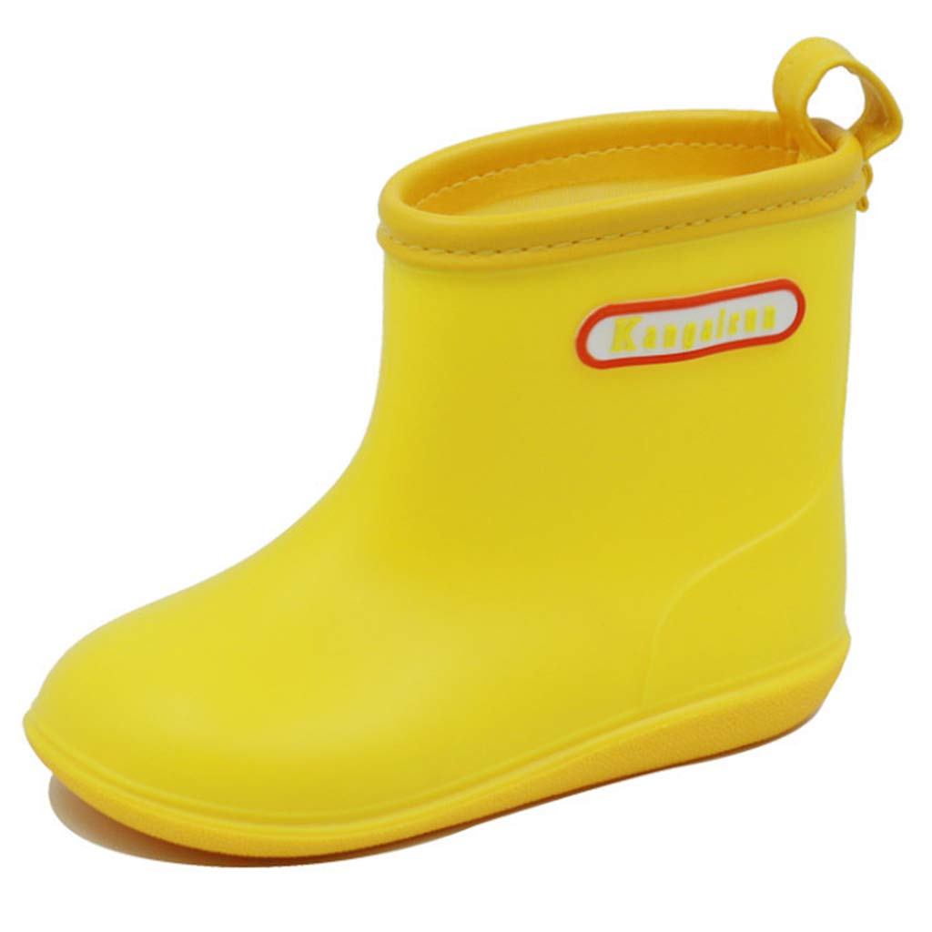 yellow mud boots
