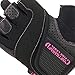 Contraband Pink Label 5137 Womens Weight Lifting Gloves w/ Grip-Lock Padding (PAIR) (Black, X-Small)