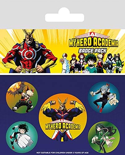 My Hero AcademiaBadge Pack, Multi-Colour, 10 x 12.5cm