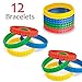 48 Building Blocks Favors - 12 Lollipop Suckers in 4 Flavors + 12 Bracelets + 12 Mini Notepads + 12 Pencils, Brick Birthday Party Supplies and Prizes