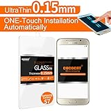 Samsung Galaxy S7 screen protector, COCOCAT [Tempered Glass][One-Touch Installation Automatically]0.15 mm Ballistic Glass Galaxy S7 Glass Screen Protector Work withSamsung Galaxy S7and Protective Case
