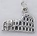 cm Sterling Silver Roman Colosseum Charm