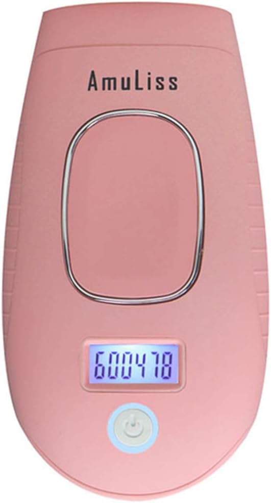 MRDEER Pulsed Light Epilator 600000 Flashes IPL Hair Removal Device for Women Men, Permanent Painless Hair Removal System with LCD Display, for Face Body Armpit and Bikini,Pink