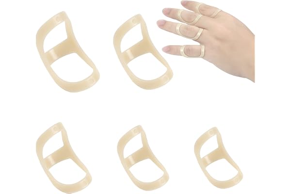 5Pcs Finger Splint, Trigger Finger Splint, Comfortable Trigger Finger Splint, Thumb Brace to Support and Protection for Arthr