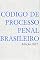 Livro Código de Processo Penal Brasileiro
