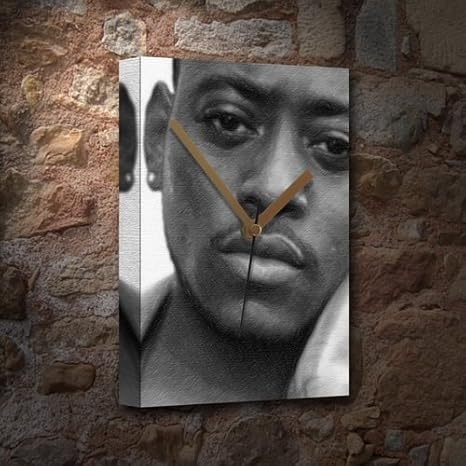Amazon Co Jp Omar Epps オマー エップス キャンバスクロック 大a3 アーティストによって署名されました Js001 ホーム キッチン