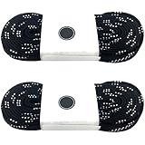 Silfrae Waxed Skate Hockey Laces Skate Laces Sold in Two Pairs Heavy Duty Perfect for Hockey and Skates, Boots, Multi-Size and Multi-Color Available. (Black/White, 72')