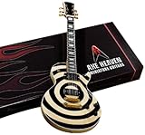 Axe Heaven ZW-007 Electric Cream Bulls Eye Miniature Guitar Replica