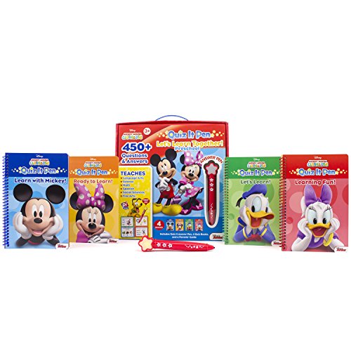 Disney Mickey and Minnie Mouse Quiz It Pen Preschool Let’s Learn
