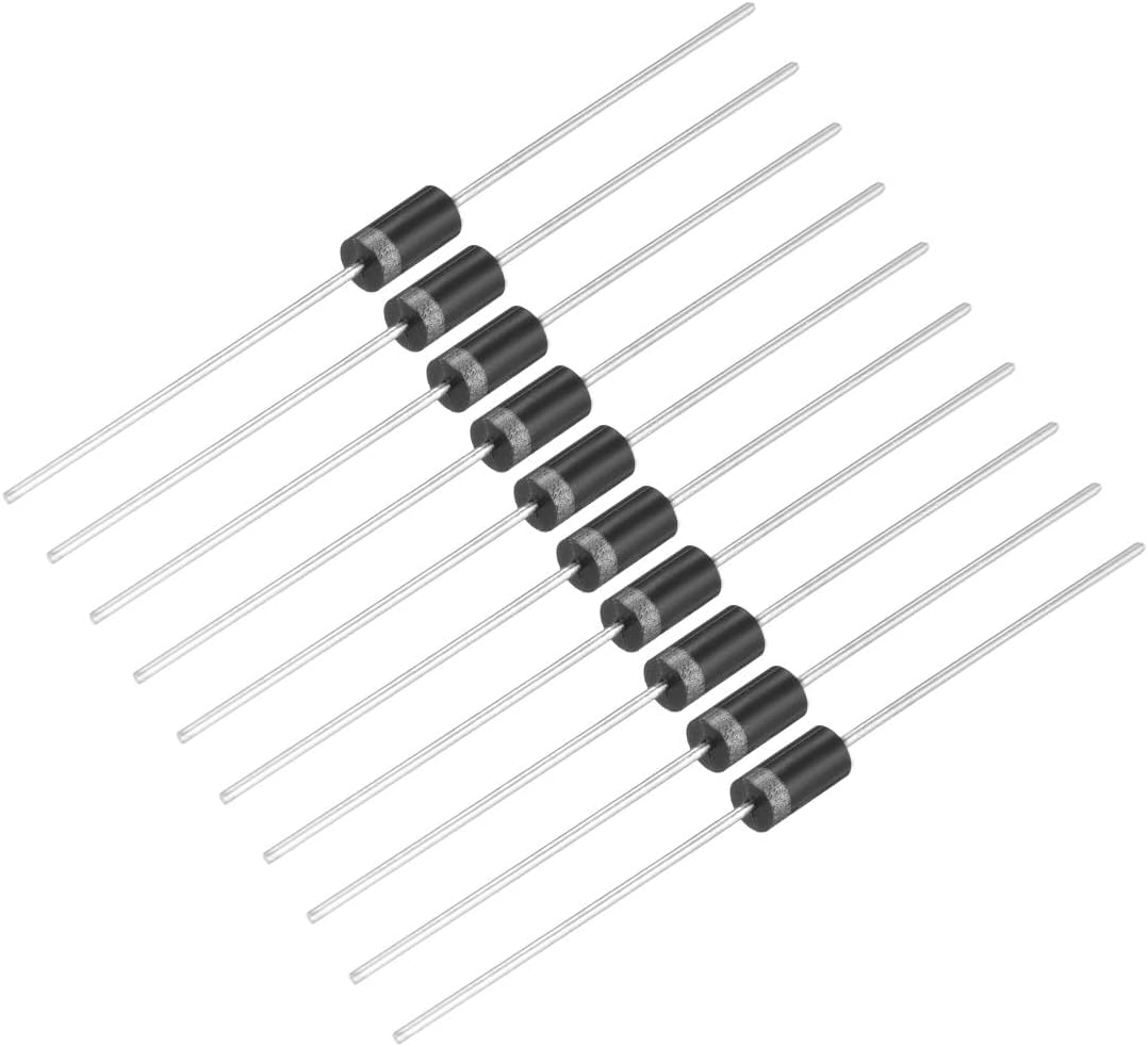 Photo 1 of (120Pcs) 1N4001 Rectifier Diodes, 1A 50V DO-41 Axial Diodes, 1amp 50Volt Electronic Silicon Diodes