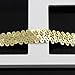 Gleaming Ribbon Sequin Applique Knit Fabric Shiny Dot Confetti for DIY Sewing 10 Yards