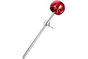 WESIEVYA Alloy Drum Pedal Hammer Red Replacement Part for Drum Kit Sturdy Aluminum Material