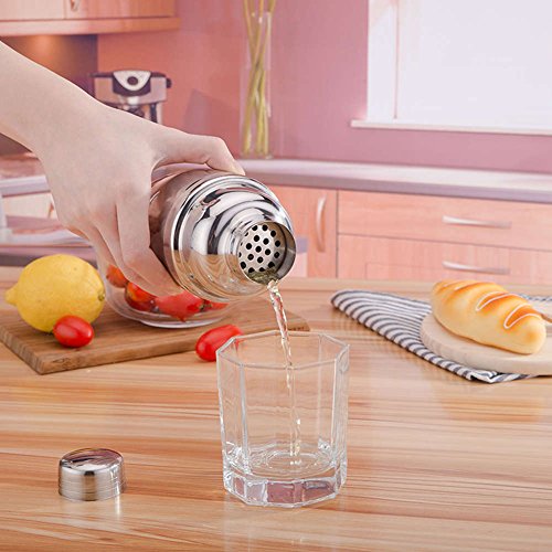 Hulorry 750ML Cocktail Shaker Stainless Steel Cocktail Professional Bartender Bartender Shaker Wine Tools Barware Tools Milky Tea Tools