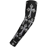 SLEEFS Faith Collection Football Arm Sleeve for Compression Support | Faith-inspired design combines performance and religious expression; moisture-wicking stretch fabric for sports and play.