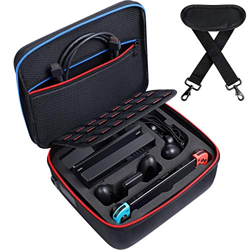 Kootek Carrying Case for Nintendo Switch/Switch OLED Model, Hard Shell