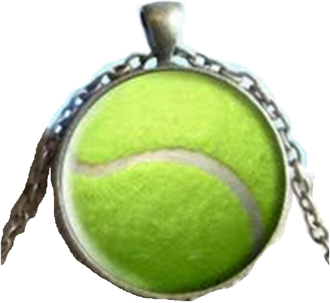 Tennis ball Pendant/Necklace Jewelry, Fine Art Necklace