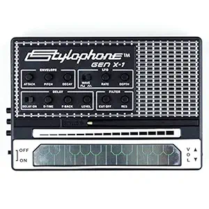 STYLOPHONE GEN X-1 Portable Analog Synthesizer: with Built-in Speaker, Keyboard and Soundstrip, LFO, Low pass filter, Envelope, Sub-octaves & Delay