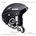 ZIONOR Lagopus H1 Ski Snowboard Helmet for Men Women - Air Flow Control Adjustable Fit Black (Large)