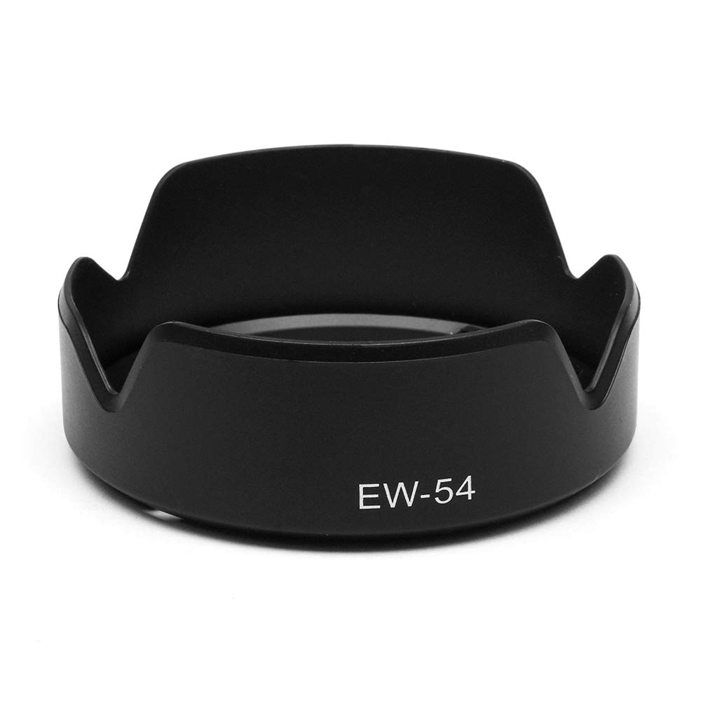 Fotover EW-54 Lens Hood Sun Shade Replacement for Canon EOS M Series EF-M 18-55mm F3.5-5.6 IS STM (Black)