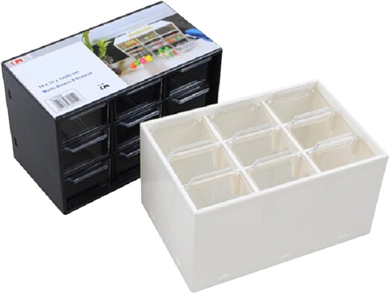 Cabilock 9 cajones de Rejilla Cajas de Almacenamiento Contenedores Ropa