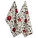 DII Christmas Kitchen Towel Set, Floral Tea Towels for Baking, Cleaning, Entertainment & Cooking, 18x28, Woodland Holiday, 2 Piece