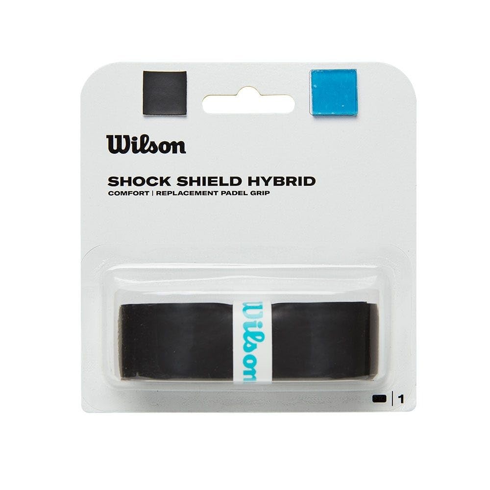 Wilson Padel Shock Shield Hybrid Replacement-Overgrip, Black, WR8416501001
