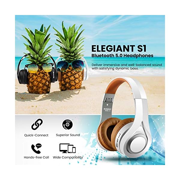 Foldable-Headset-ELEGIANT-Bluetooth-50-Over-Ear-Headphones-with-Microphone-Stereo-Headphones-16-Hours-Play-Hands-Free-HiFi-with-Mic35mm-Audio-AUX-for-Pad-PC-Laptops-Tablets-Smartphones Foldable Headset, ELEGIANT Bluetooth 5.0 Over Ear Headphones with Microphone Stereo Headphones 16 Hours Play Hands-Free…