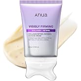 ANUA Collagen Retinol Refining Gua Sha Cream, 2.7 fl.oz | Neck Cream For Lifting &amp; Firming, Jawline to D&eacute;collet&eacute;, Daily Moisturizer, Fine Line Care, Neck Massager, Korean Skincare