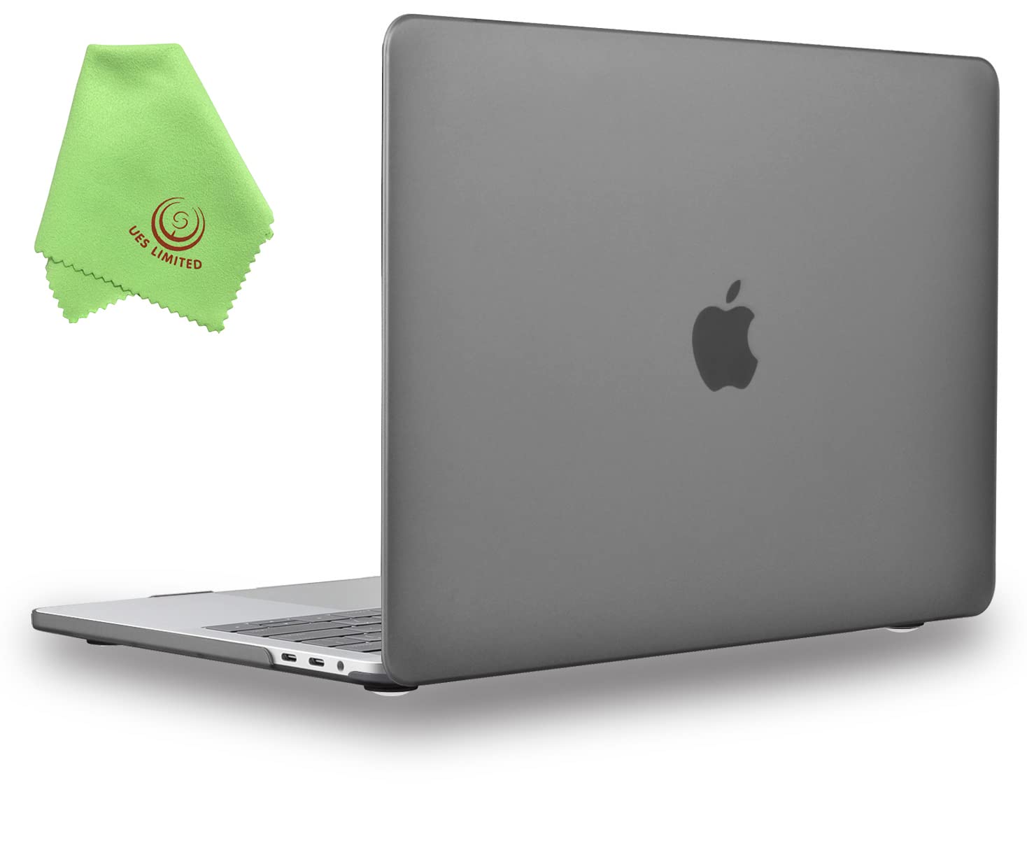 UESWILL MacBook Pro 13 inch M1 M2 Case 2024 2023 2022-2016 Release Model A2338 A2289 A2251 A2159 A1989 A1706 A1708, with USB-C Touch Bar, Matte Hard Shell Case Cover, Gray