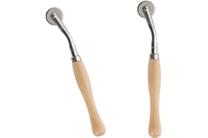 2 PCS Tracing Wheel, Professional Stitch Marking Spacer, Sewing Tracing Wheel for Tracing Paper, Pounce Wheel for Sewing Patt