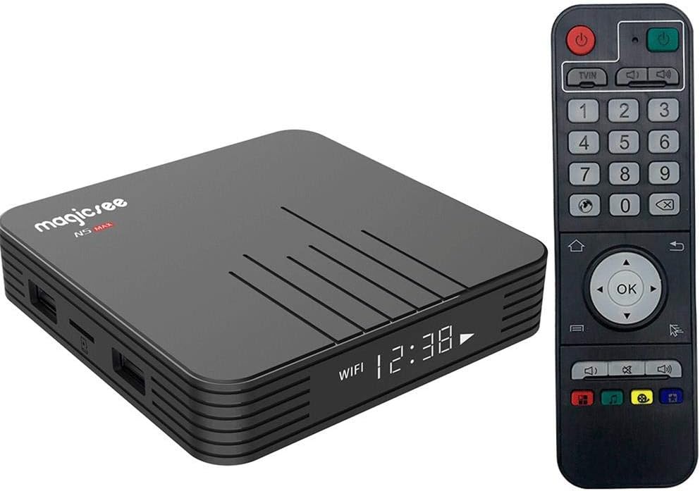 X96 MAGICSEE N5 2GB/16GB Android 7.1 TV Box Supports JIO TV HotStar Apps Android TV Box 4K 2.4G/5G WiFi, BT 4.1, UHD 1080P Smart Android Box for TV
