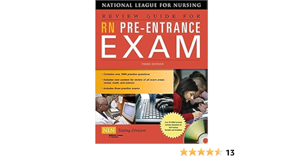 Review Guide For Rn Pre Entrance Exam 3rd Edition Amazon Com Books