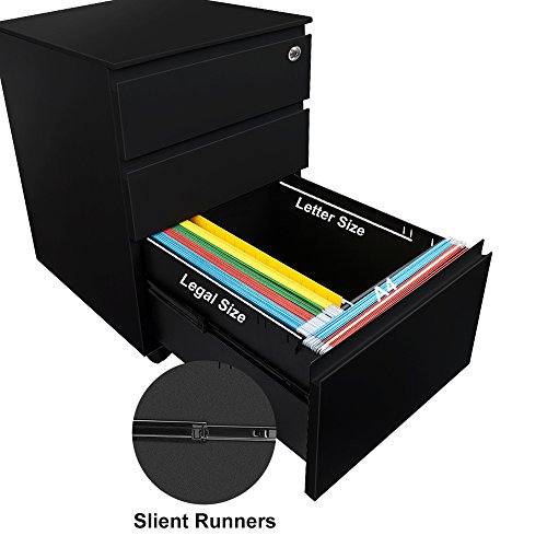 Stockpile 3-Drawer File Cabinet (White)