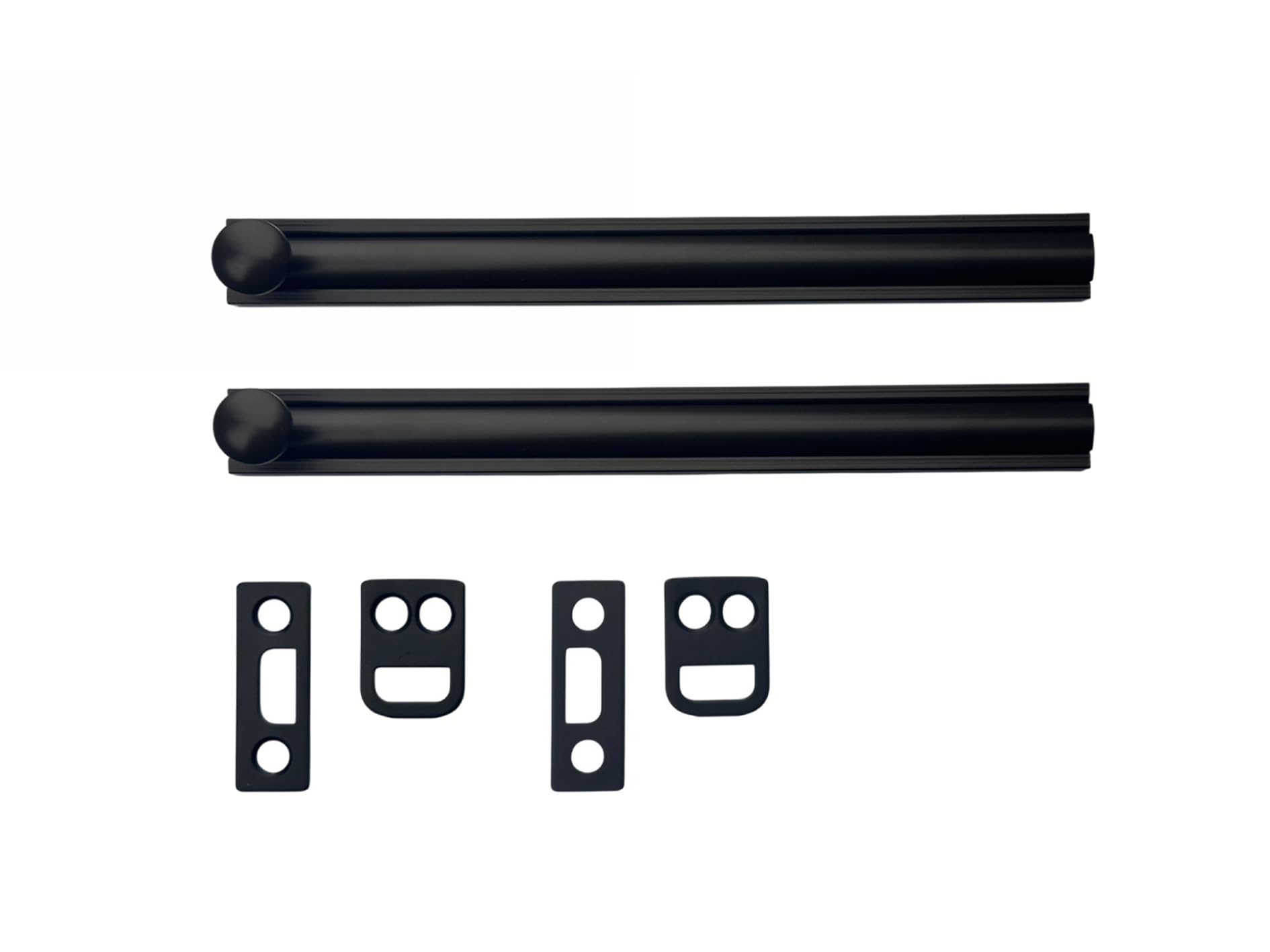 QCAA Solid Brass Surface Bolt, 6", ORB Oil Rubbed Bronze, 2 Pack, Made in Taiwan — image 1