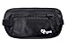 egoz Travel Money Belt RFID Blocking, Under Clothes Waist Bag, Hidden Security Pouch for Cash Cards Passport Tickets, 2 Zip Pockets Adjustable Strap Side Clip Washable Light Slim Comfort (Black)