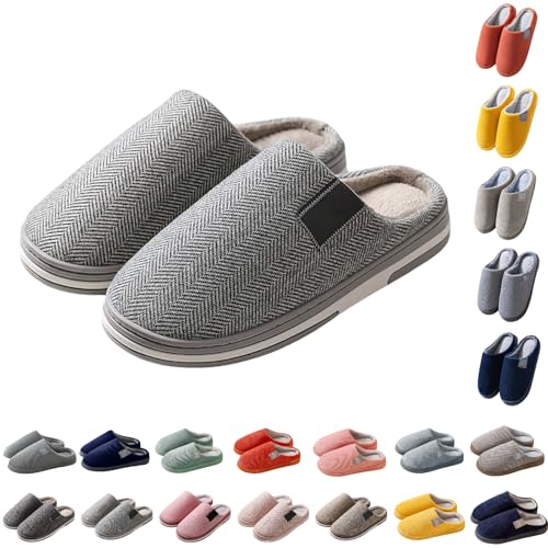 Men Slippers Memory Foam House Fluffy Slipper Winter Ladies Slipper Soft Comfy Outdoor Indoor Slip On Cosy Closed Toe Shoes Ladies Slippers Size 7 Uk