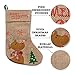 Zilo Novelties Burlap Christmas Stockings, Large Burlap Stockings for Christmas with Snowman, Reindeer & Santa (3)