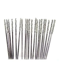 Diamond Coated 1 mm Twist Drill Bit Set 20Pcs. Joyas Playa Mar Conchas vidrio Piedras Preciosas Lapidary 20 piezas Kit Pack