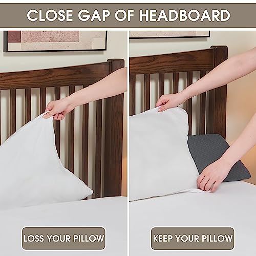 RUJIPO King Size (76"x10"x6") Bed Wedge Pillow for Headboard, Bed Gap