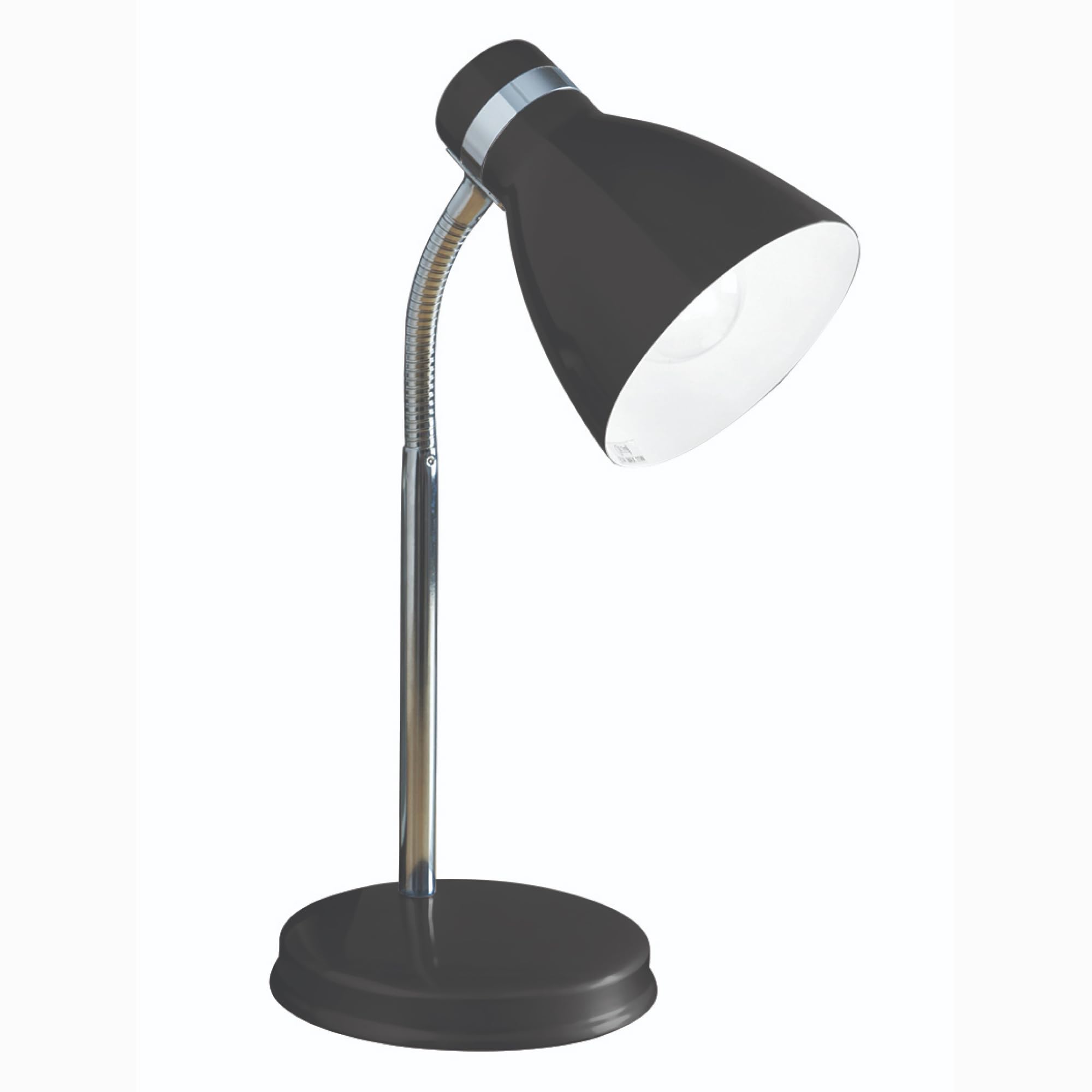 Status Madrid Desk Lamp | Flexible Desk Light | Black Desk Lamp | Study, Office, Bedroom | SDL2011ESBLK16
