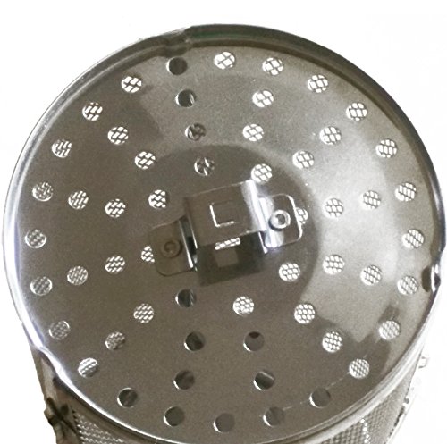 12"x5" Large Size Stainless Steel Beans Peanut Coffee Grill Basket for 38L or Above Capacity Oven Roaster