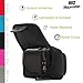 MegaGear Canon EOS M100, M200 (15-45mm) Ultra Light Neoprene Camera Case, with Carabiner - Black - MG1320