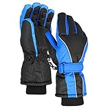 Terra Hiker Water-Resistant Microfiber Winter Ski Gloves 3M Thinsulate Insulation for Women