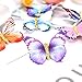 Gejoy 16 Pieces Glitter Butterfly Hair Clips for Girls Butterfly Glitter Barrette for Women Teens Hair Accessories