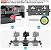 Neewer Motorized Camera Slider, 39.3-inch APP Control Carbon Fiber Track Dolly Rail with Mute Motor/Time Lapse Video Shot/Follow Focus Shot/120 Degree Panoramic Shot, Only compatible with iPhone