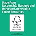 HP Papers | 8.5 x 11 Paper | 30% Recycled Paper | 10 Ream Case - 5000 Sheets | 92 Bright | Made in USA - FSC Certified | 112100C