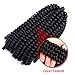 Ronsaen 8 Inch 4 Packs Spring Twist Hair Real Kanekalon Synthetic Crochet Braids Braiding Hair Extensions (8