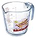 Pirex Jug Meter 0,5 L Ocuisine, 0,5 litros, Multicolor
