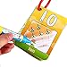Coolplay Water Coloring Cards Learning Number Shape Color Toddler Girl Toy Water Paint Cards Airplane Activities for Kids Toy