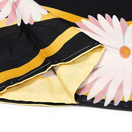 KYOETSU Women's Japanese Awase Kimono Washable Komon 278 (Medium, 24-Ad)
